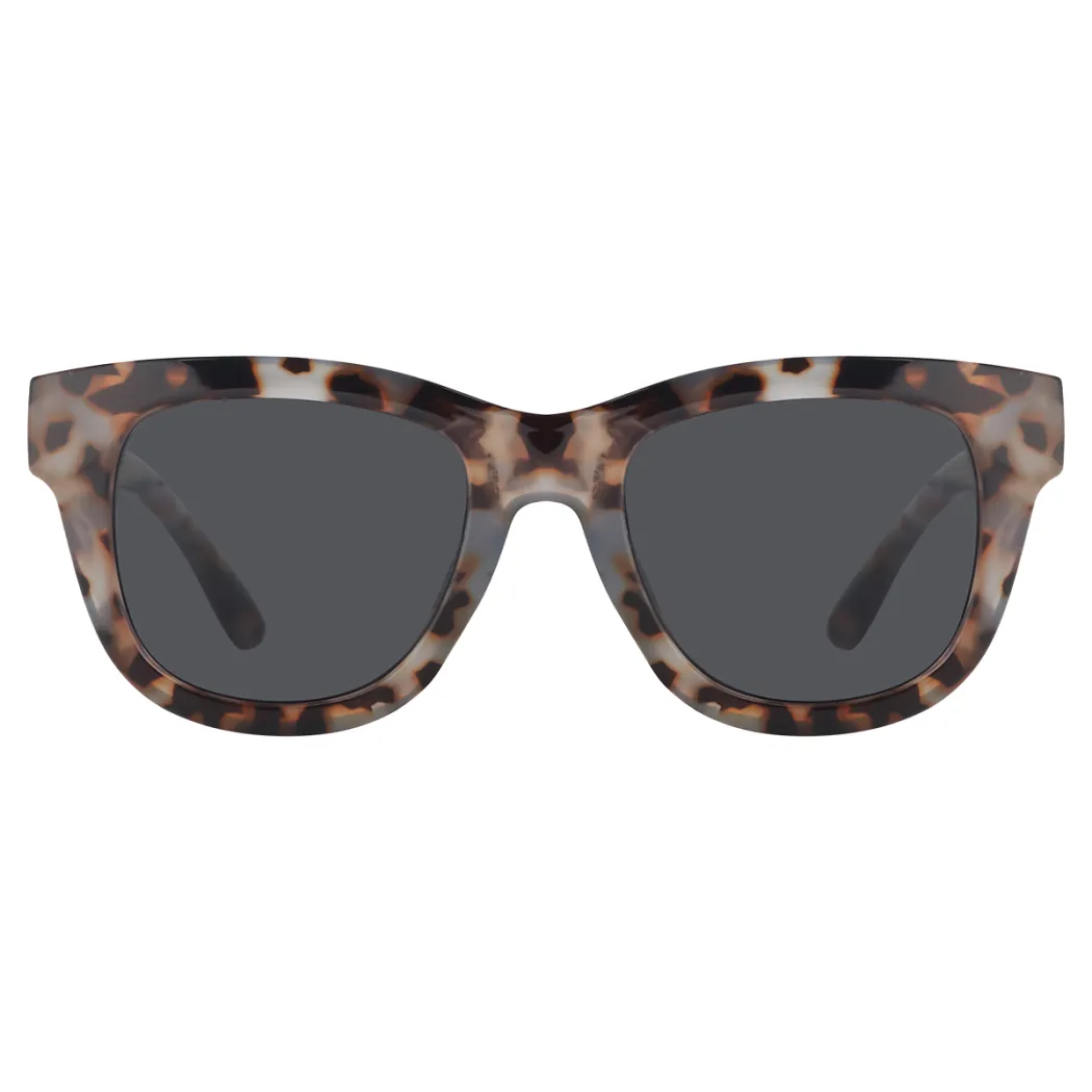 Oval Ivory Tortoiseshell Sunglasses