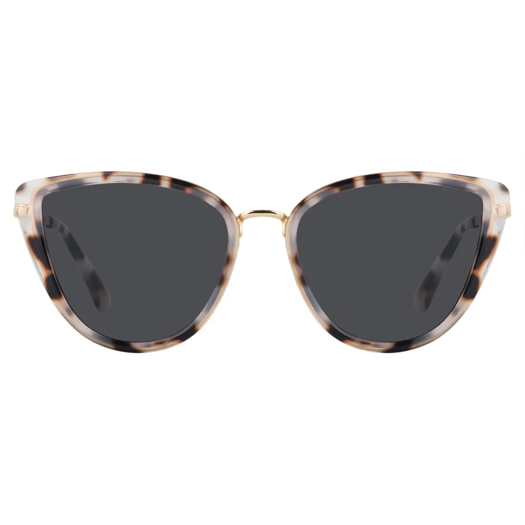 Cat-eye Ivory Tortoiseshell Sunglasses