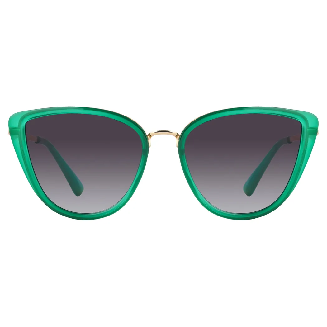 Cat-eye Green Sunglasses