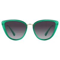 Cat-eye Green Sunglasses