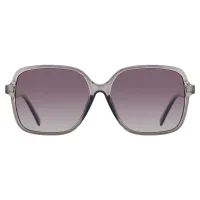 Square Transparent Gray Sunglasses