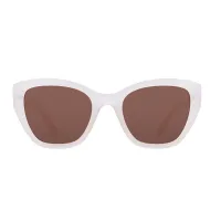 Cat-eye Transparent Yellow Sunglasses