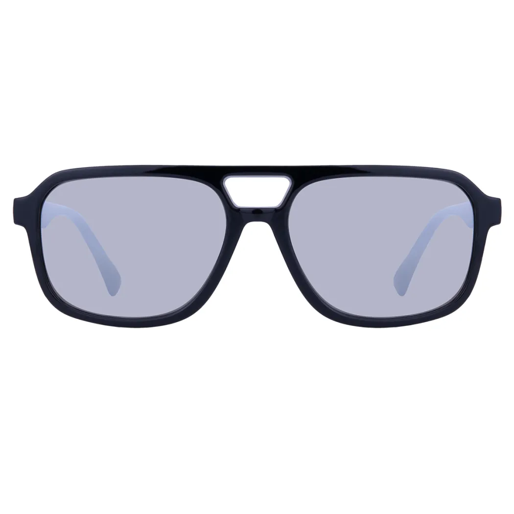Square Matte Black Sunglasses