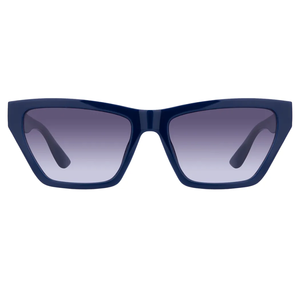 Cat-eye Blue Sunglasses