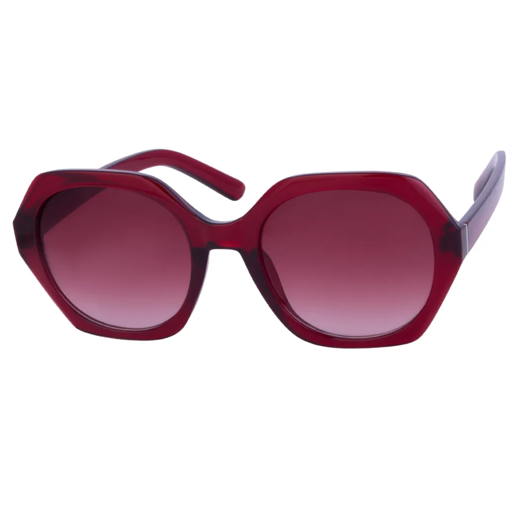 Geometric Wine Sunglasses