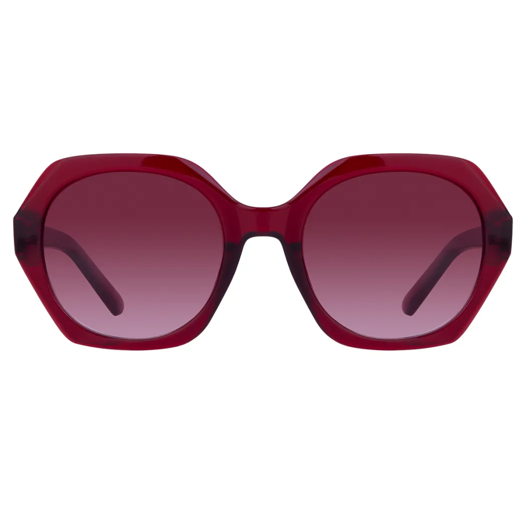 Geometric Wine Sunglasses