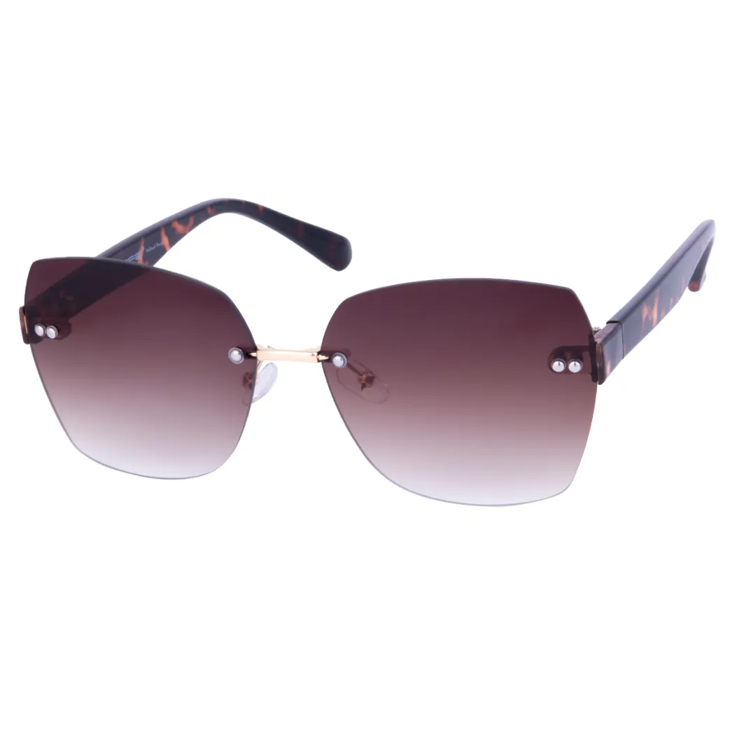 Geometric Transparent Yellow Sunglasses