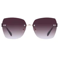 Geometric Transparent Yellow Sunglasses