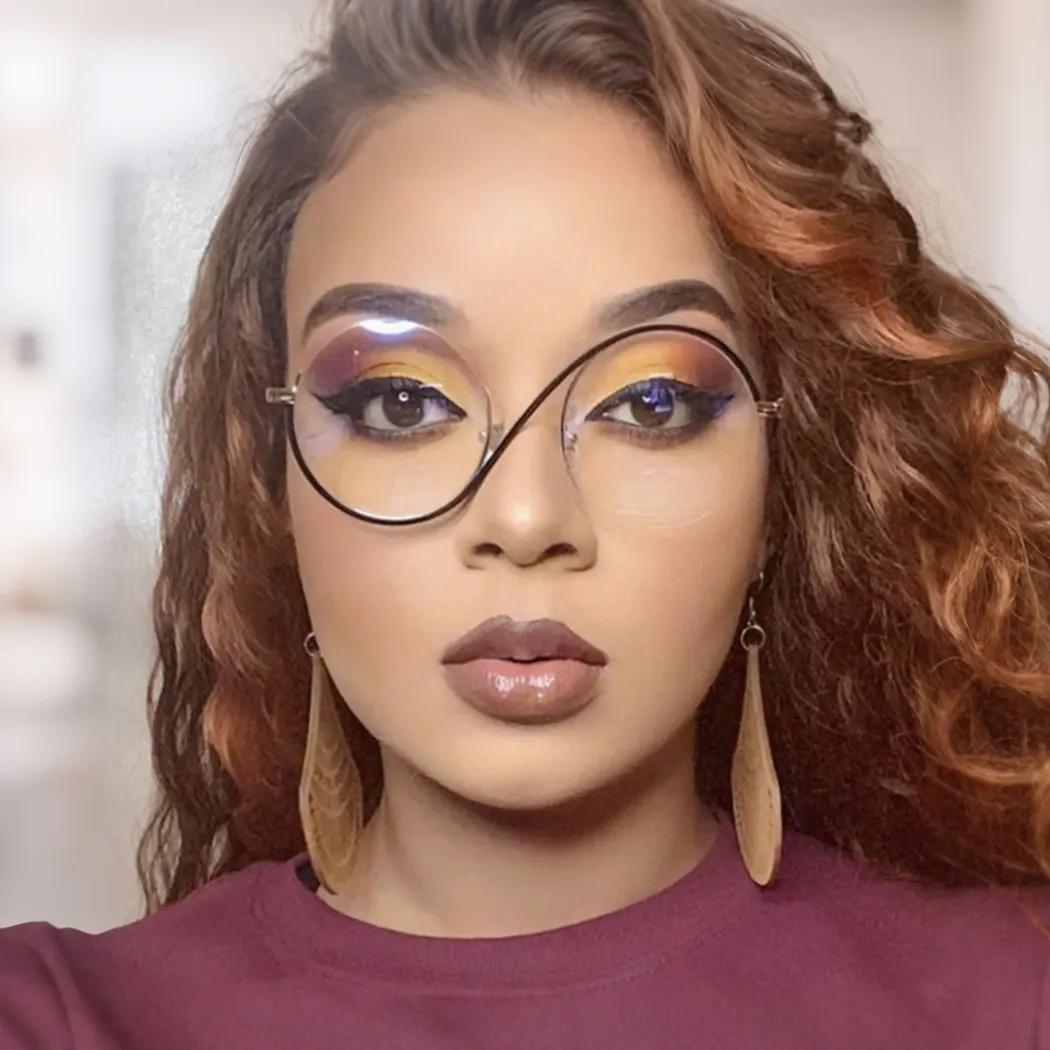 Round Gold Eyeglasses
