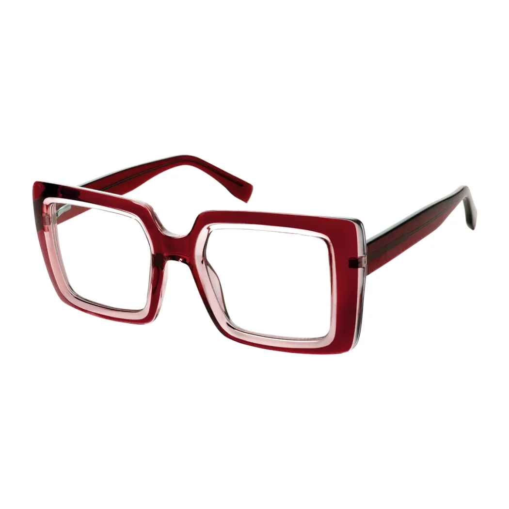 Square Wine Eyeglasses