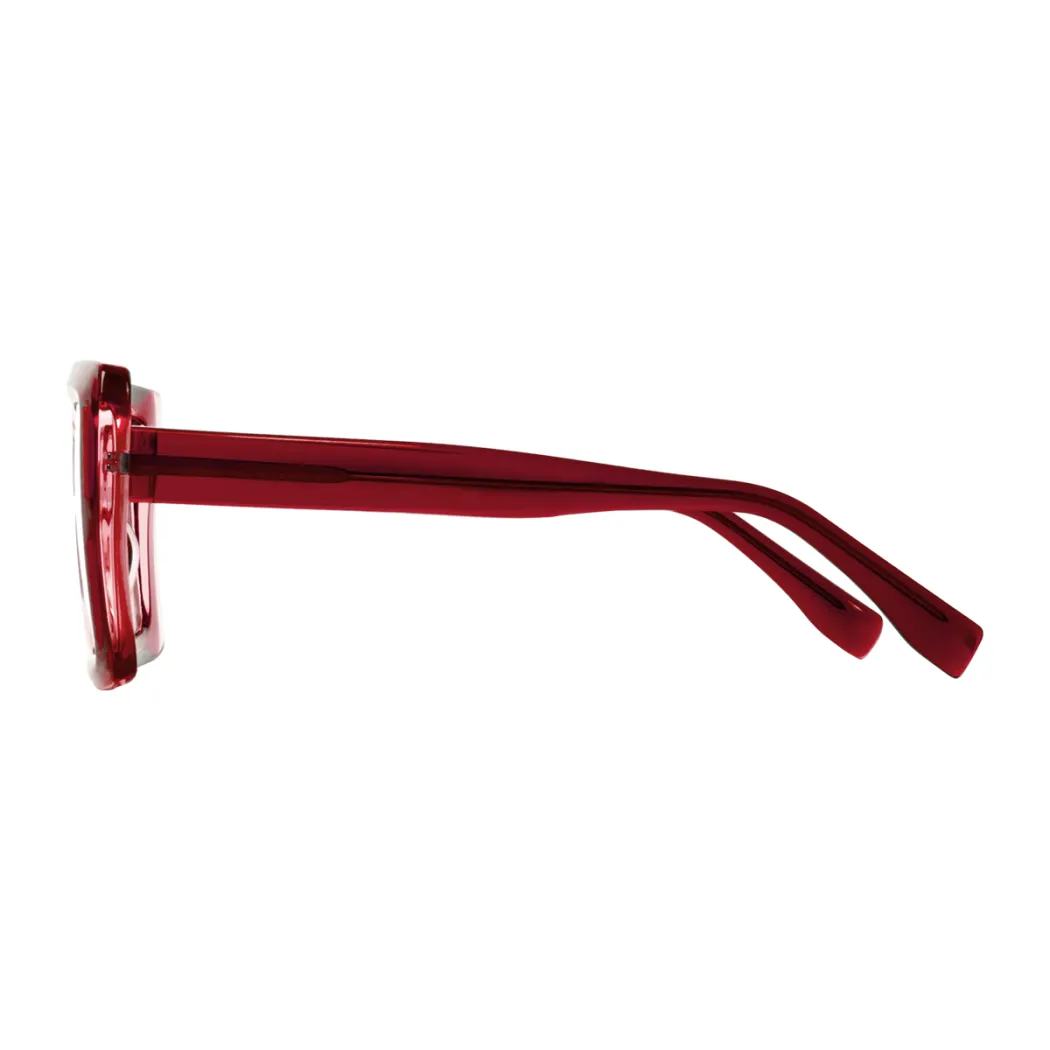 Square Wine Eyeglasses