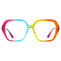 Square Multicolor Eyeglasses