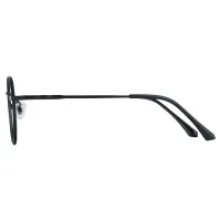 Round Black Eyeglasses