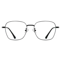 Square Black Eyeglasses