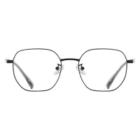 Square Black Eyeglasses