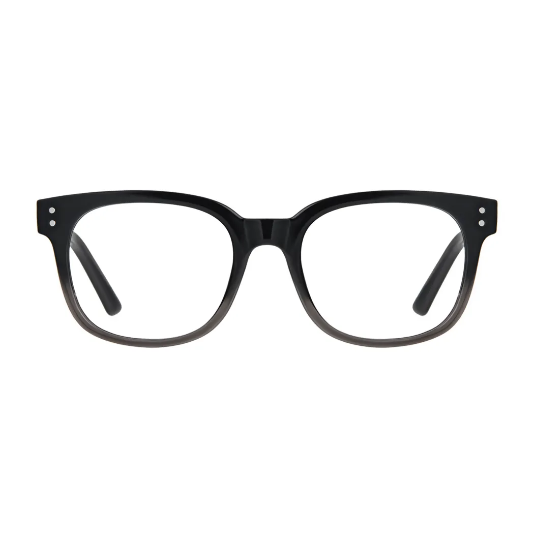 Square Gradient Black Eyeglasses