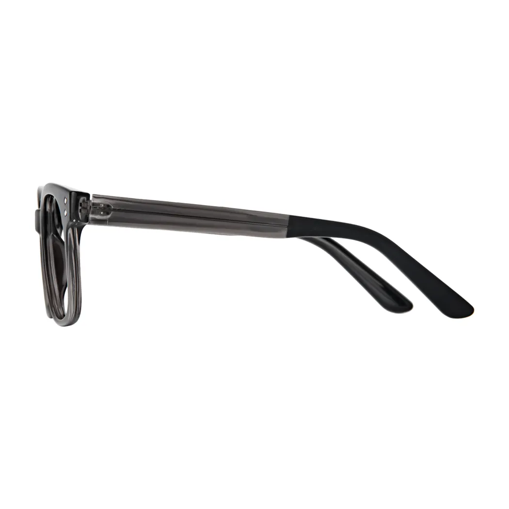 Square Gradient Black Eyeglasses