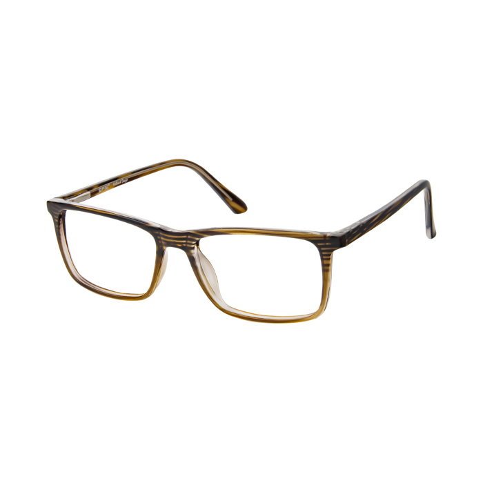 Rectangle Striped Eyeglasses