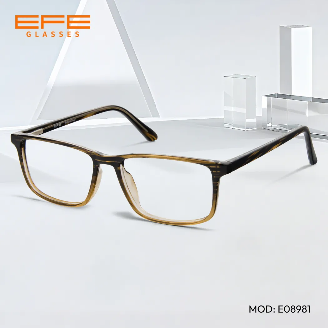 Rectangle Black/Gray Eyeglasses