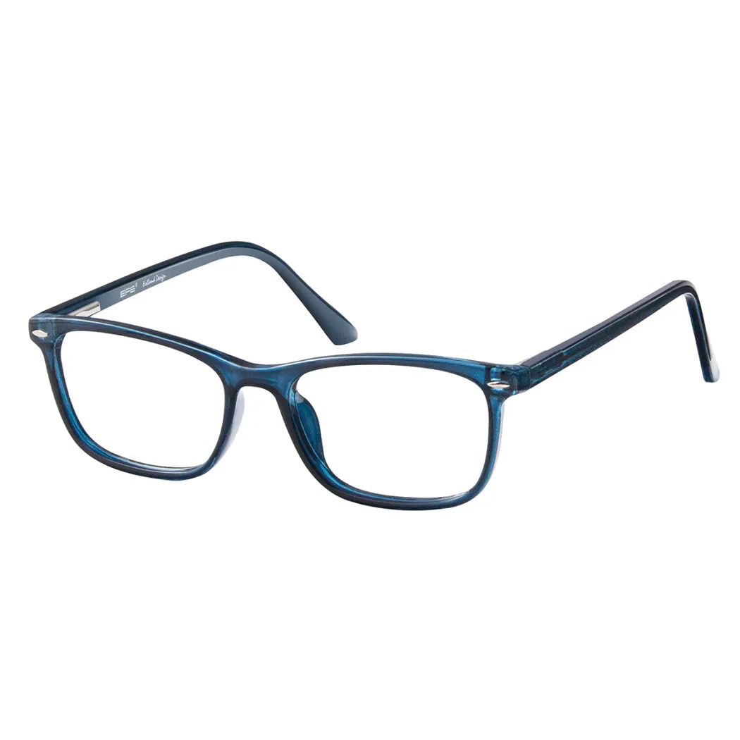 Rectangle Transparent Gray Eyeglasses