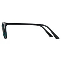 Square Black/Blue Eyeglasses