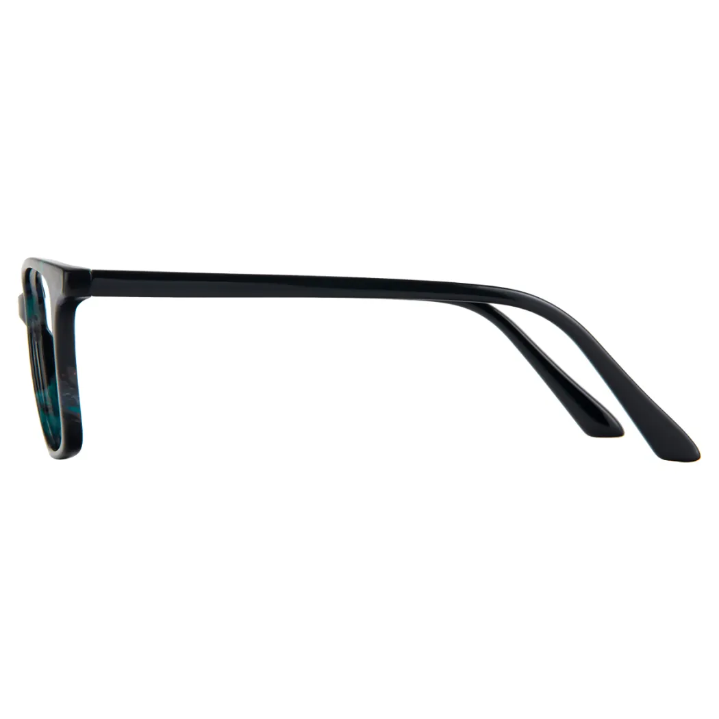 Square Black/Blue Eyeglasses
