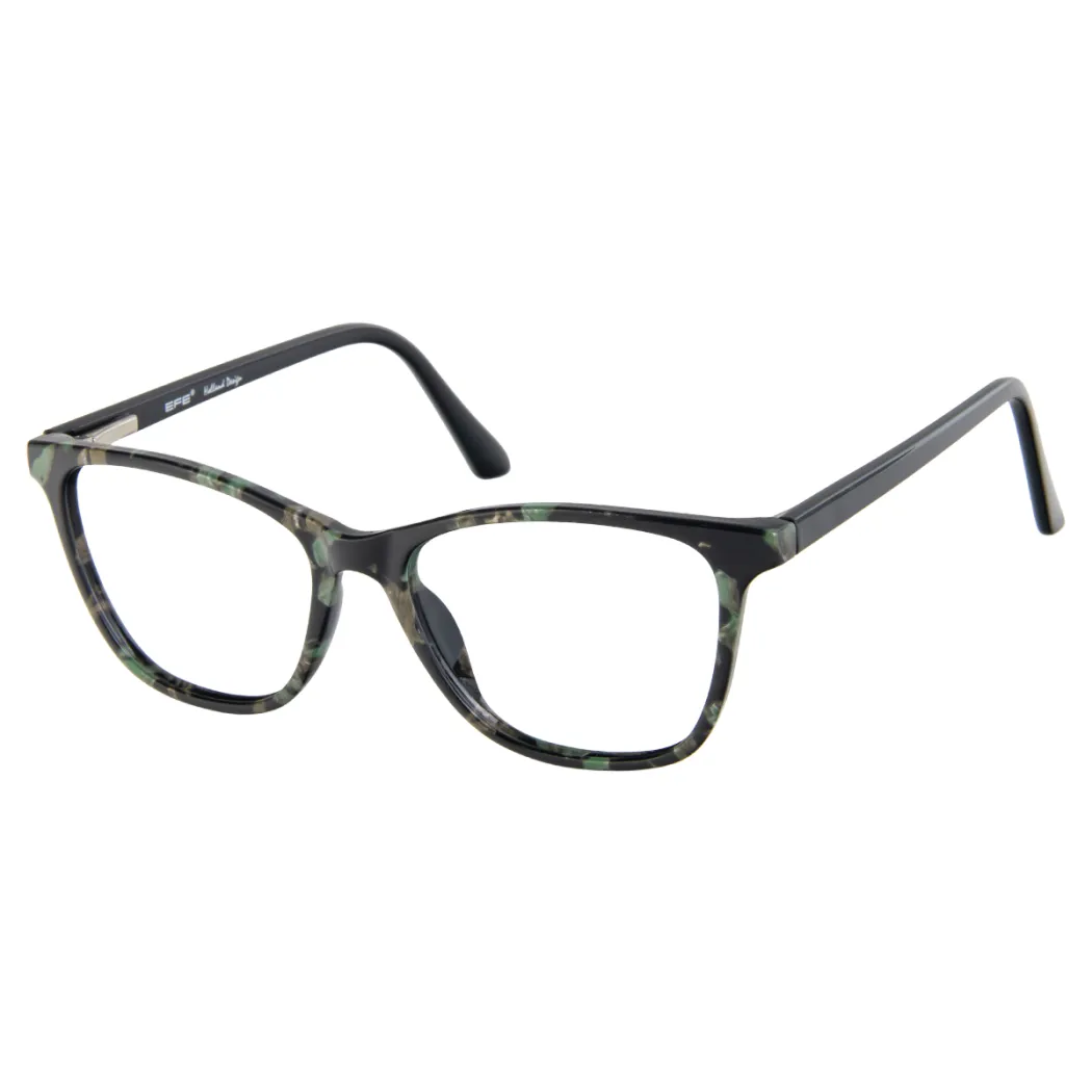 Square Black/Green Eyeglasses