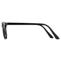 Square Black/Green Eyeglasses