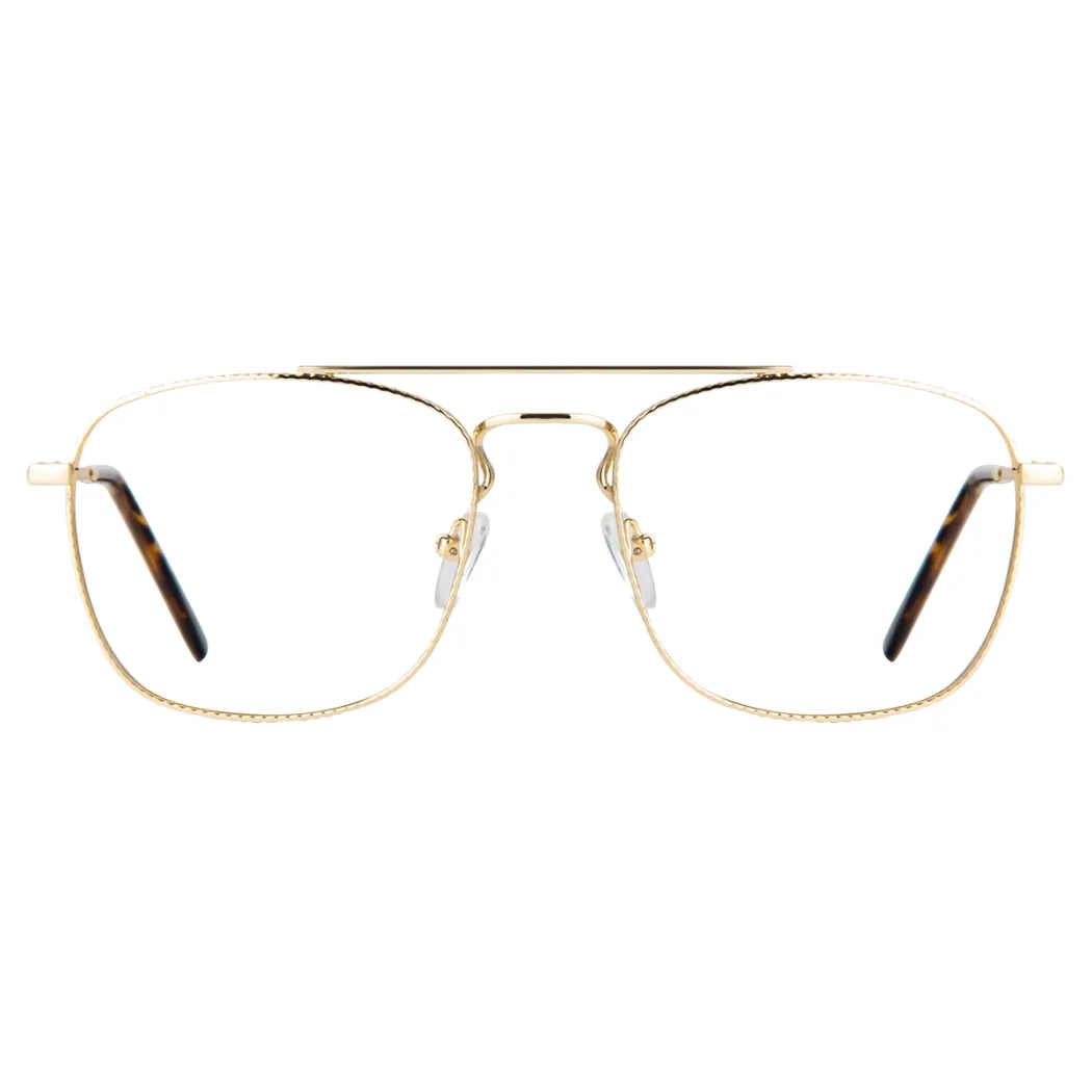Aviator Gold Eyeglasses