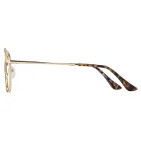 Aviator Gold Eyeglasses