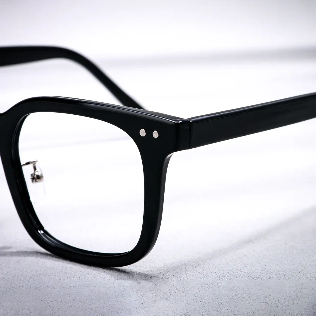 Square Black Eyeglasses