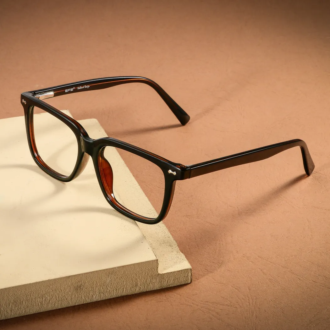 Square Black/Brown Glasses