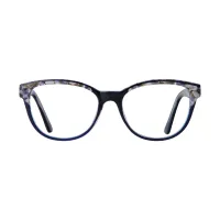 Cat-eye Blue/Silver Eyeglasses