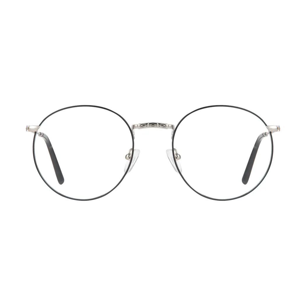 Round Black Eyeglasses