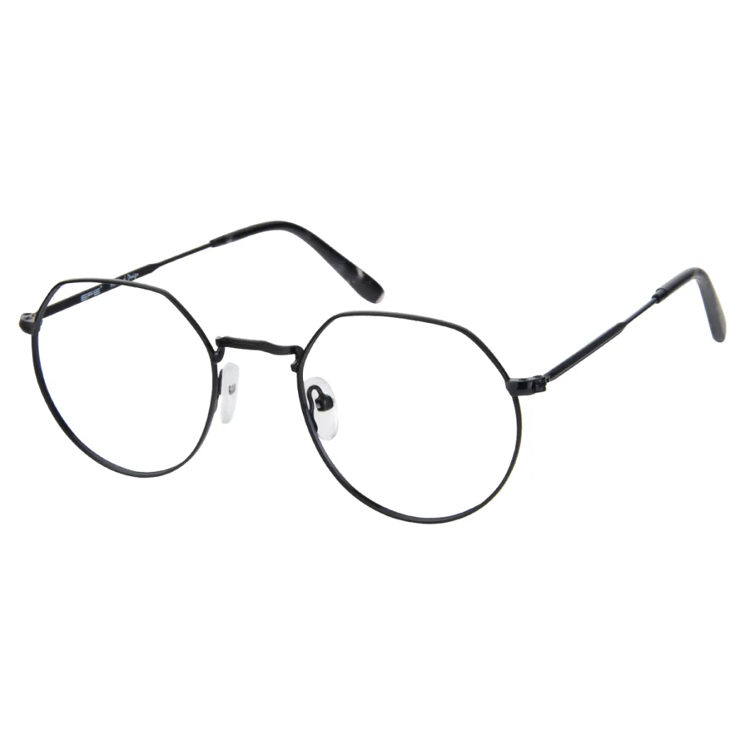 Geometric Black Eyeglasses