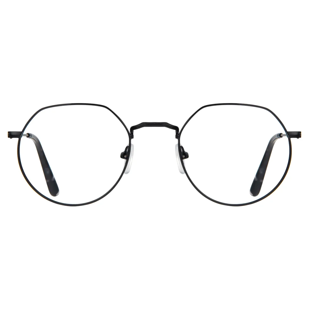 Geometric Black Eyeglasses