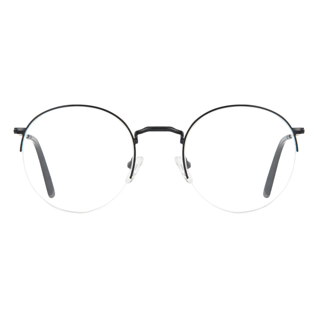 Round Black Eyeglasses
