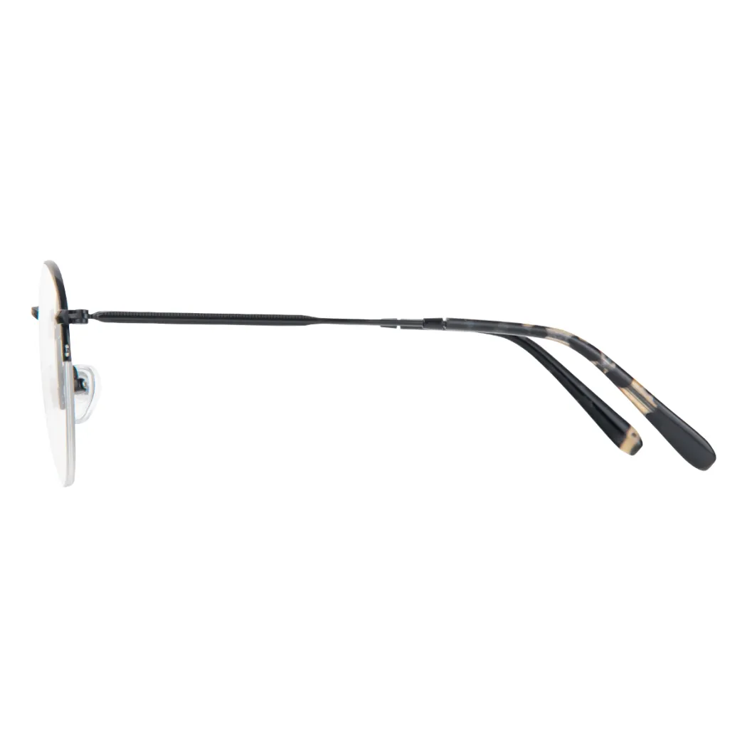 Round Black Eyeglasses