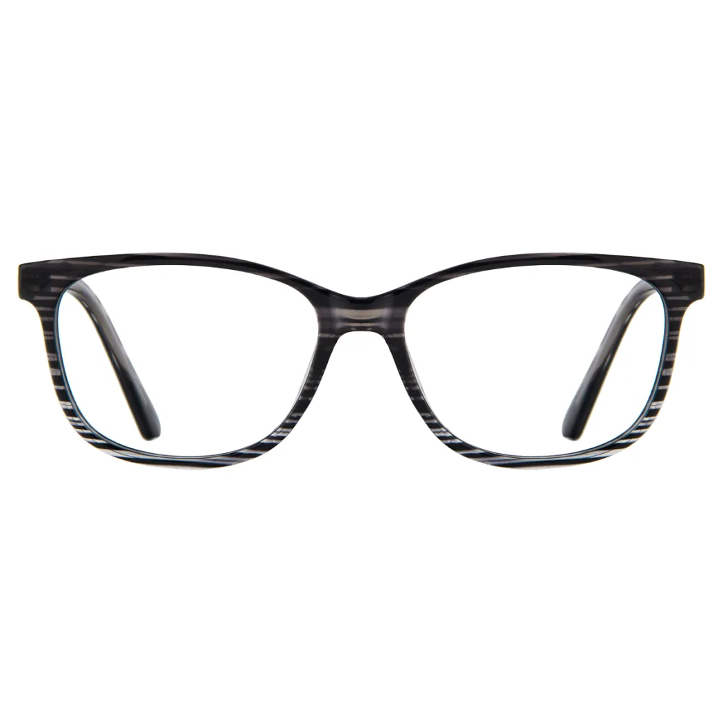 Square Gray Glasses