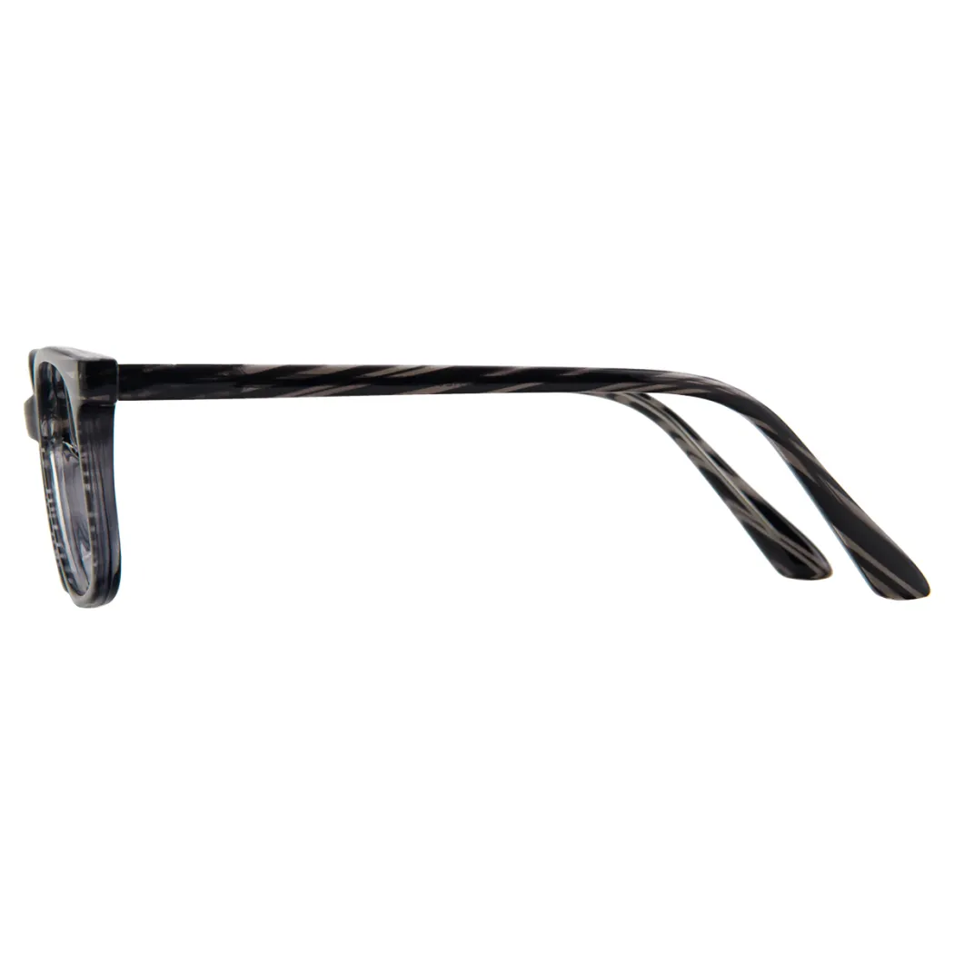 Square Gray Glasses