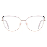 Cat-eye Clear Eyeglasses