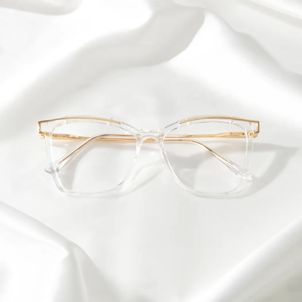 Square Clear Eyeglasses
