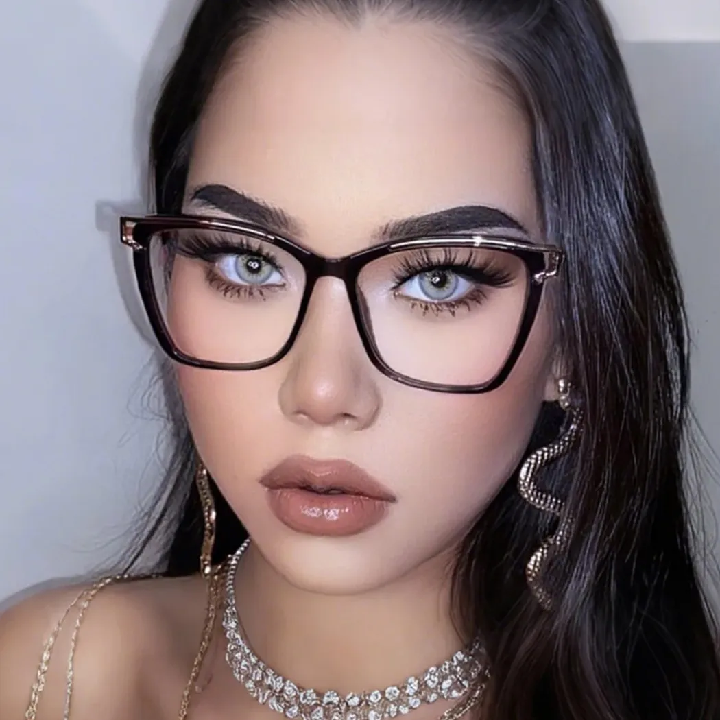Square Gradient Gray Eyeglasses