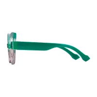 Cat-eye Green/Tortoiseshell Eyeglasses