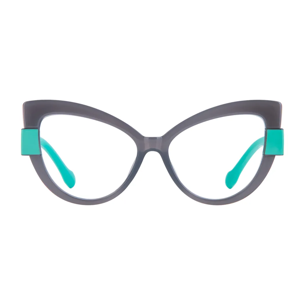 Cat-eye Dark Gray Eyeglasses