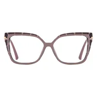 Square Tortoiseshell/Brown Eyeglasses