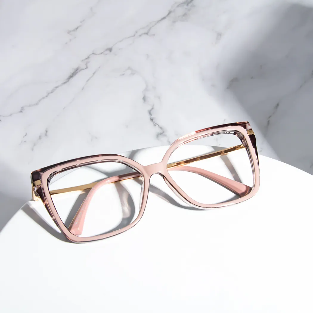 Square Tortoiseshell/Brown Eyeglasses