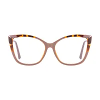 Cat-eye Brown Eyeglasses