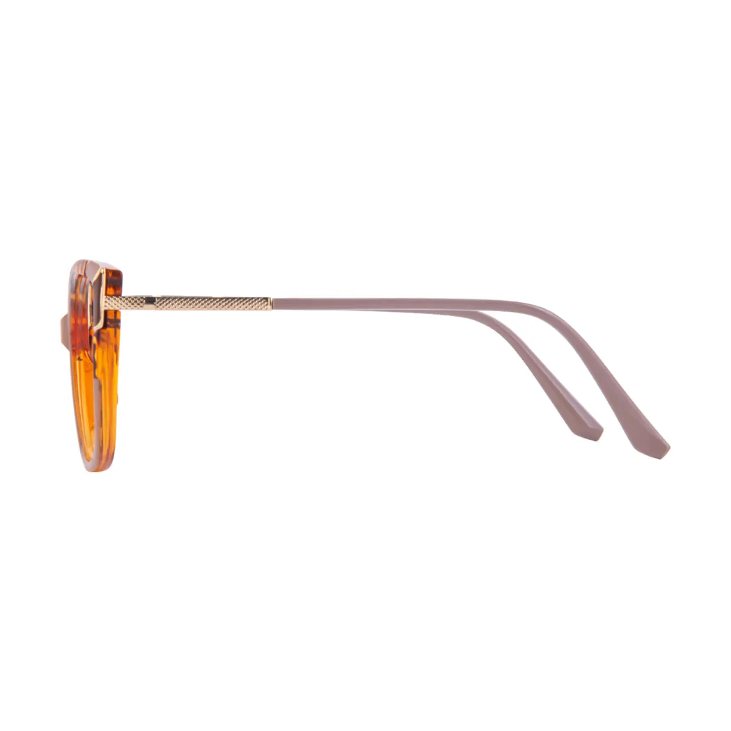 Cat-eye Brown Eyeglasses