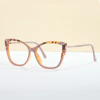 Cat-eye Brown Eyeglasses